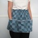Blue Patchwork Vintage-Style Pocket Apron