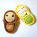 Amigurumi pattern - Pea / Peanut Baby - Crochet doll tutorial PDF