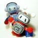 Crochet amigurumi pattern - Retro Robots - 2 amigurumi toy doll patterns / PDF