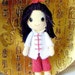 Ling ling - Handmade Crochet Amigurumi girl doll pattern / PDF