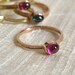 Pink Tourmaline Ring 18k Pink Gold