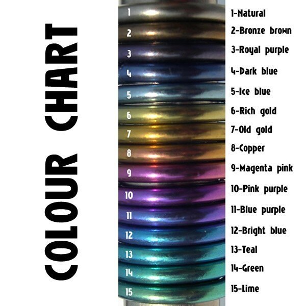 16 gauge niobium earrings Marquise shape by Element41 on Etsy