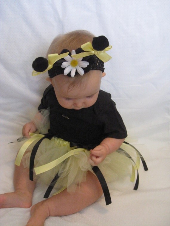 Infant Bumble Bee Tutu Costume Size 03 months or 612