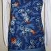 Blue Apron with Motorcycles Bar B Que Chef Apron Flamming Choppers Motorcycle for Men and Women One of a Kind Ready to Ship