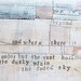 ON SALE Under the Open Sky No. 2 - Original Mixed Media Painting - rustic rural collage typography word art with found vintage paper, text