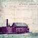 Gloucester - framed 10" x 8" original mixed media on paper - Gloucester Massachusetts Boston sailing beach collage nautical typography text