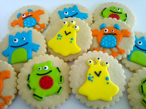 Monster Sugar Cookies- 1 Dozen Il_570xn
