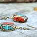 Stone Cylindrical Earring