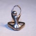 Unique Vintage Sterling Silver Abstract Hippie Mother Earth Ring