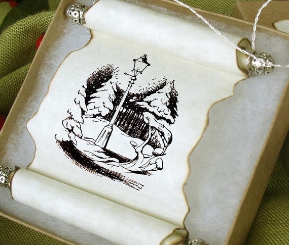 narnia l post christmas scroll ornament narnia l post christmas scroll ornament
