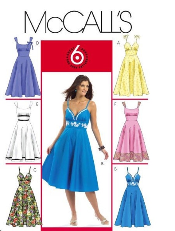 McCalls Dress Pattern 5094 Summer Dresses by patternsandpieces