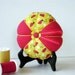 Red and Yellow Pin Cushion Ladybug Print