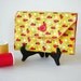 Red and Yellow Needle Wallet - Needle Organizer - Ladybug Print