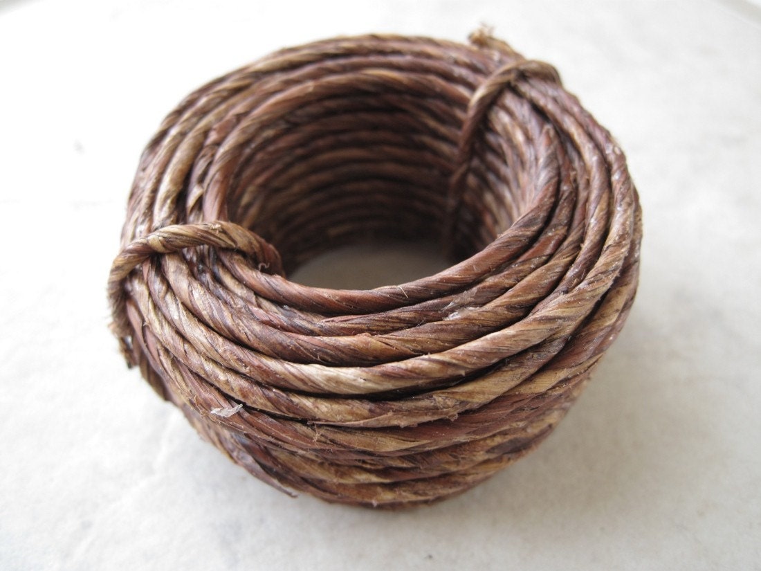 Natural Vine Wrapped Wire