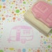 Little Caravan of Love - Hand carved rubber stamp by Skull and Cross Buns