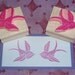 Bird Stamps - Pair of Swallows - Hand Carved Rubber Stamps