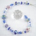 Beaded Rainbow Suncatcher with Crystal Prism - Blue Skies
