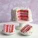 Miniature Cake- Cherry Berry Coconut Cake- 1/12 scale