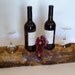 Tabletop Wine and Glass Rack Handmade