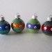 Ninja Turtles Christmas Ornament- Set of 4 Hand Painted TMNT Inspired Miniature Glass Ball Ornaments