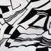 Vintage Black and White ART DECO Design Cotton 1 Yard