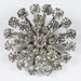 Brillant Rhinestone Star Burst Brooch