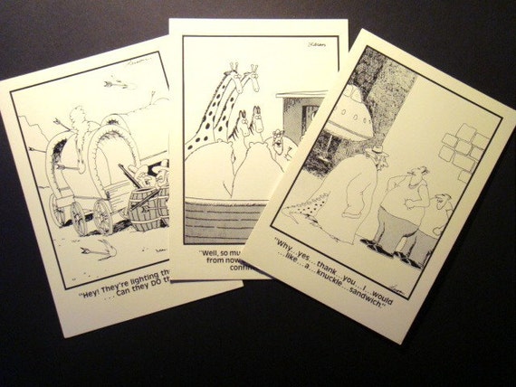 Gary Larson The Far Side Postcards by ModVinTique on Etsy