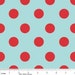 The Quilted Fish for Riley Blake,Sugar and Spice, Blue Dots, 1 yard