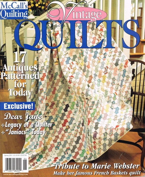 McCall's Vintage QUILTS Magazine Spring 2001