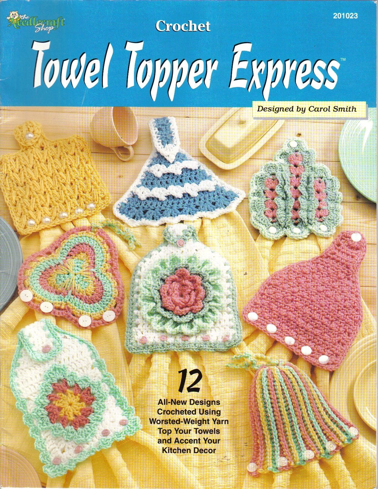 CROCHET Towel Topper Express Pattern Book by KristinesPatterns