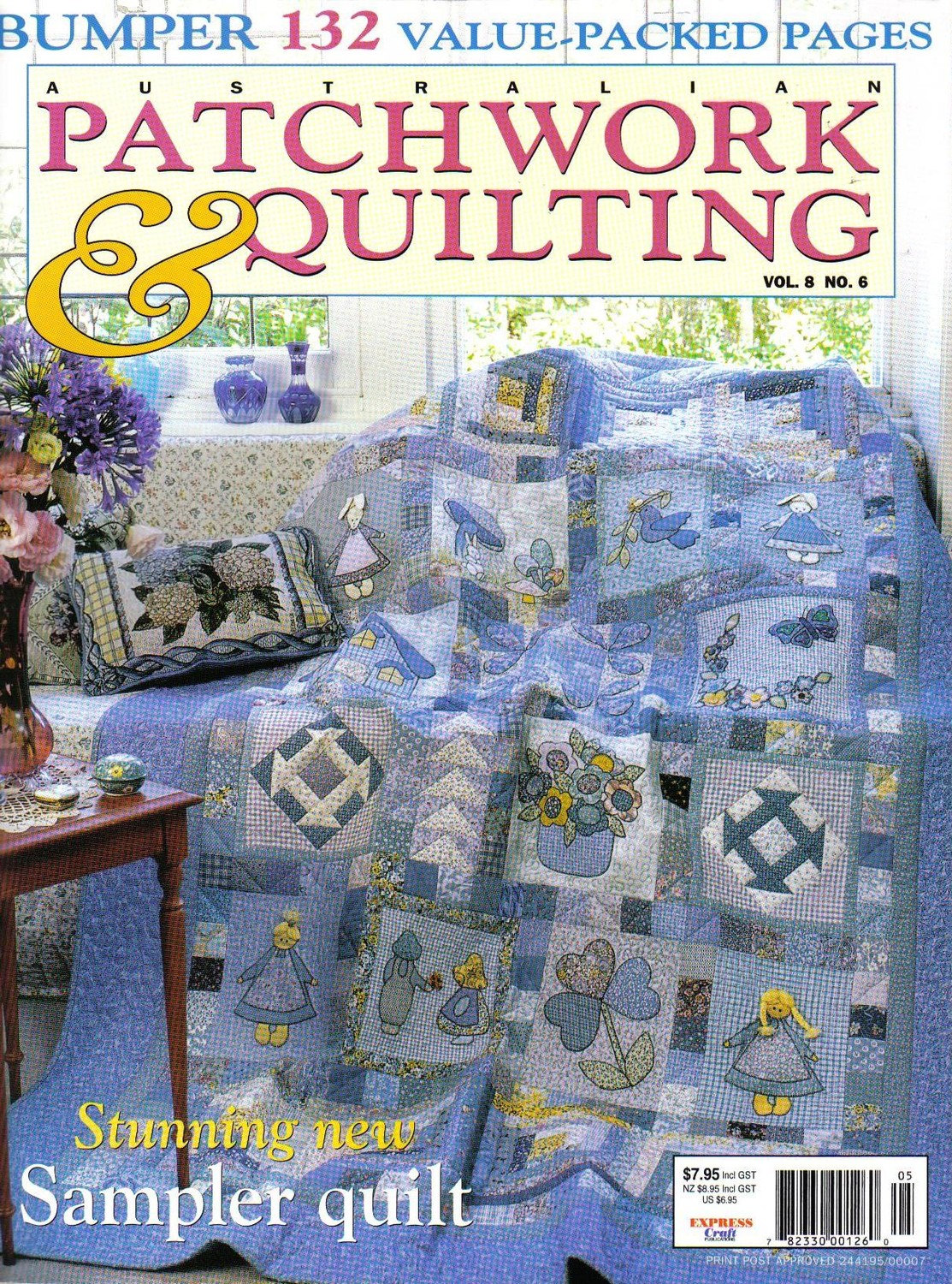 Australian Patchwork and QUILTING Magazine vol 8 no 6