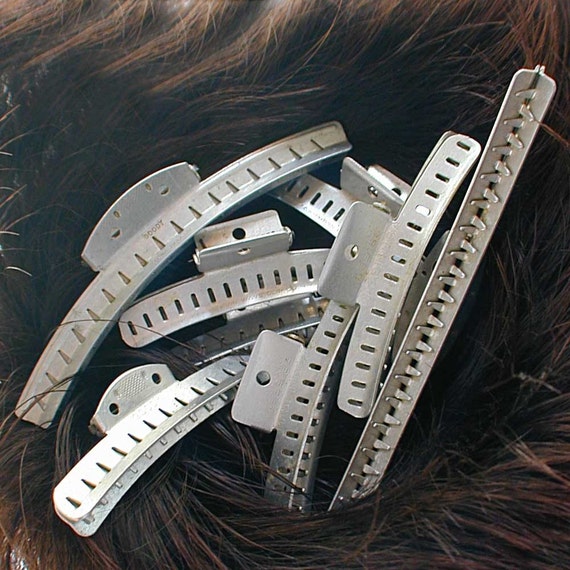 Vintage Goody Finger Wave Hair Clips Curlers