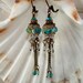Victorian Beaded Jewel Earrings