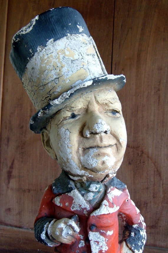 infamous W.C. FIELDS chalk figure rare antique by pearlsvintage