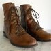Justin Tobacco Brown Lace Up Ropers // Cowboy Boots (11 D)