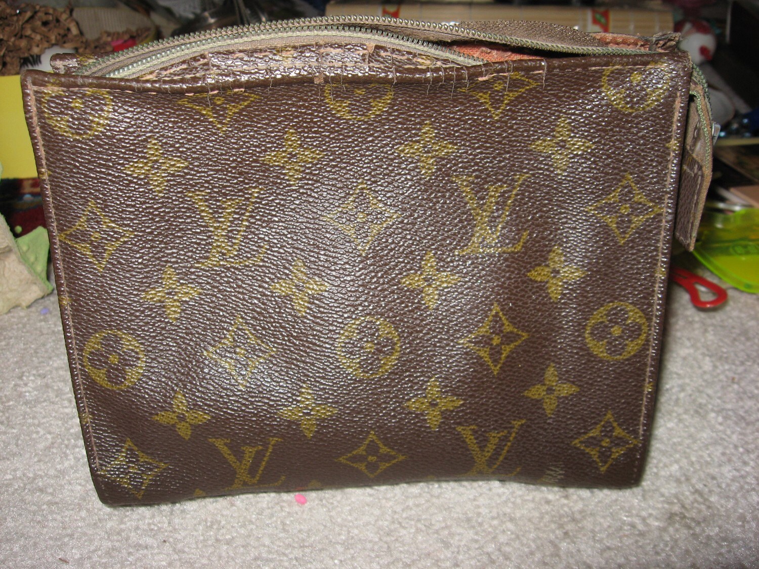 HOLD FOR Dietch4 Louis VUITTON Vintage Cosmetic Handbag Bag