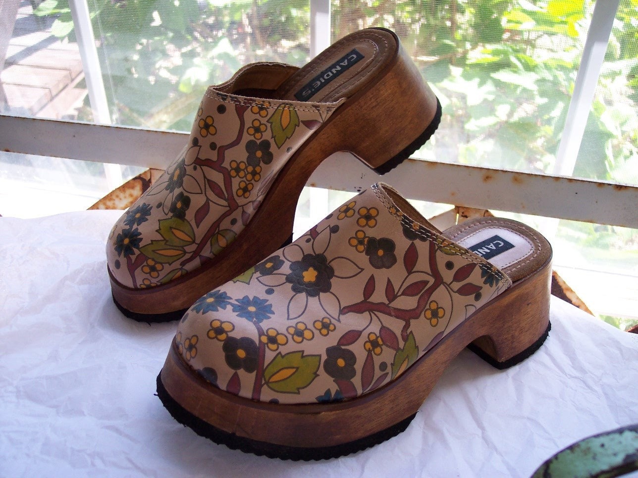 candies clogs shoes