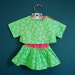 Vintage 1980s Two Piece Dress Set- Size 12 Months