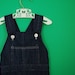 Vintage Baby's Dark Denim Overalls- Size 6 Months