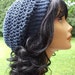 COTTON My Slouchy Hat DARK BLUE