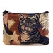 Vintage Cat Tapestry Novelty Zip Coin Change Wallet Kittens