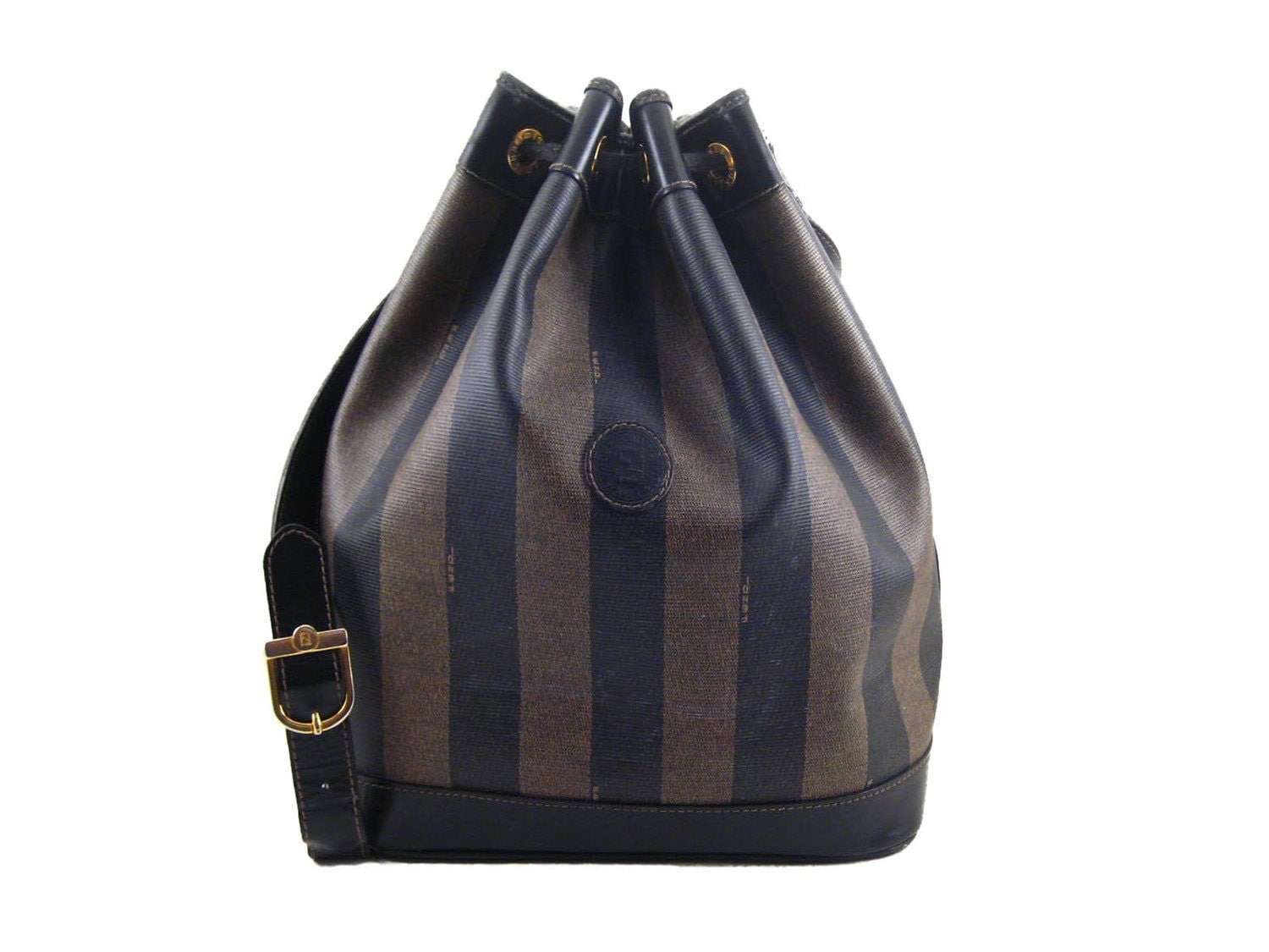 Vintage FENDI Bucket Bag Large With Mini Wallet