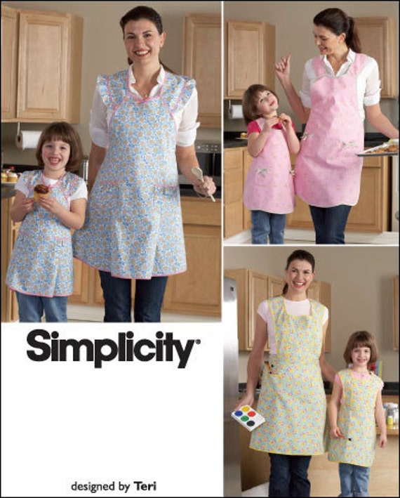 SIMPLICITY APRON PATTERN | FREE PATTERNS