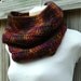 Cowl Neck warmer Infinity Scarf in Autumn Green, Brown, Burgandy
