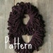 Crochet Pattern Loop Fringe Infinity Scarf PDF by CandacesCloset