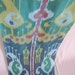 3 yards of Hand loom pure 100% natural silk ikat fabric