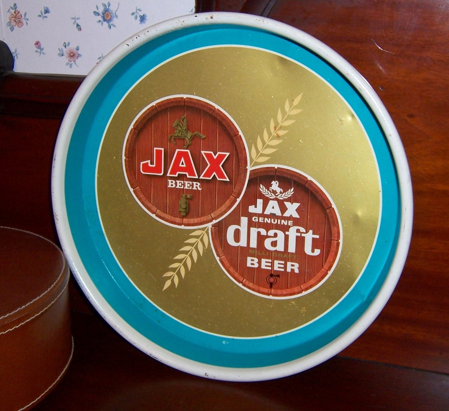 JAX BEER METAL SERVING TRAY VINTAGE