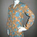 60s dress 1960s vintage ORANGE BLUE SCOOTER mod pop art graphic floral print shorts skirt jumpsuit dress