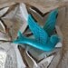 Blue Sparrow Hair Bobby Pin
