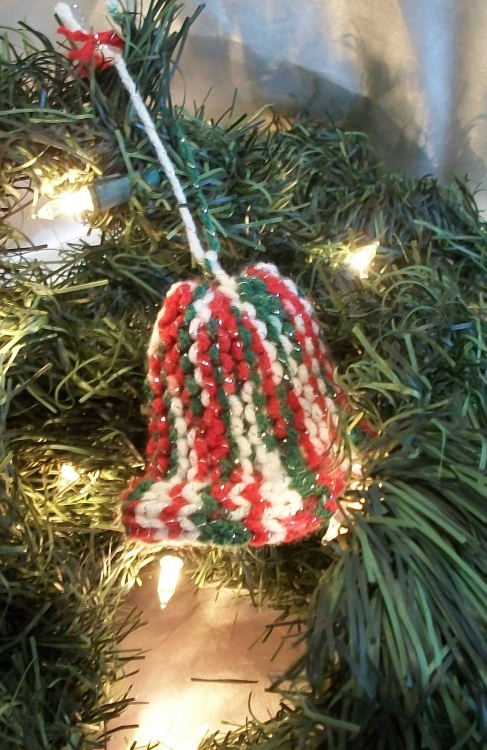 clearance sale sparkle knitted bell christmas tree ornament clearance sale sparkle knitted bell christmas tree ornament